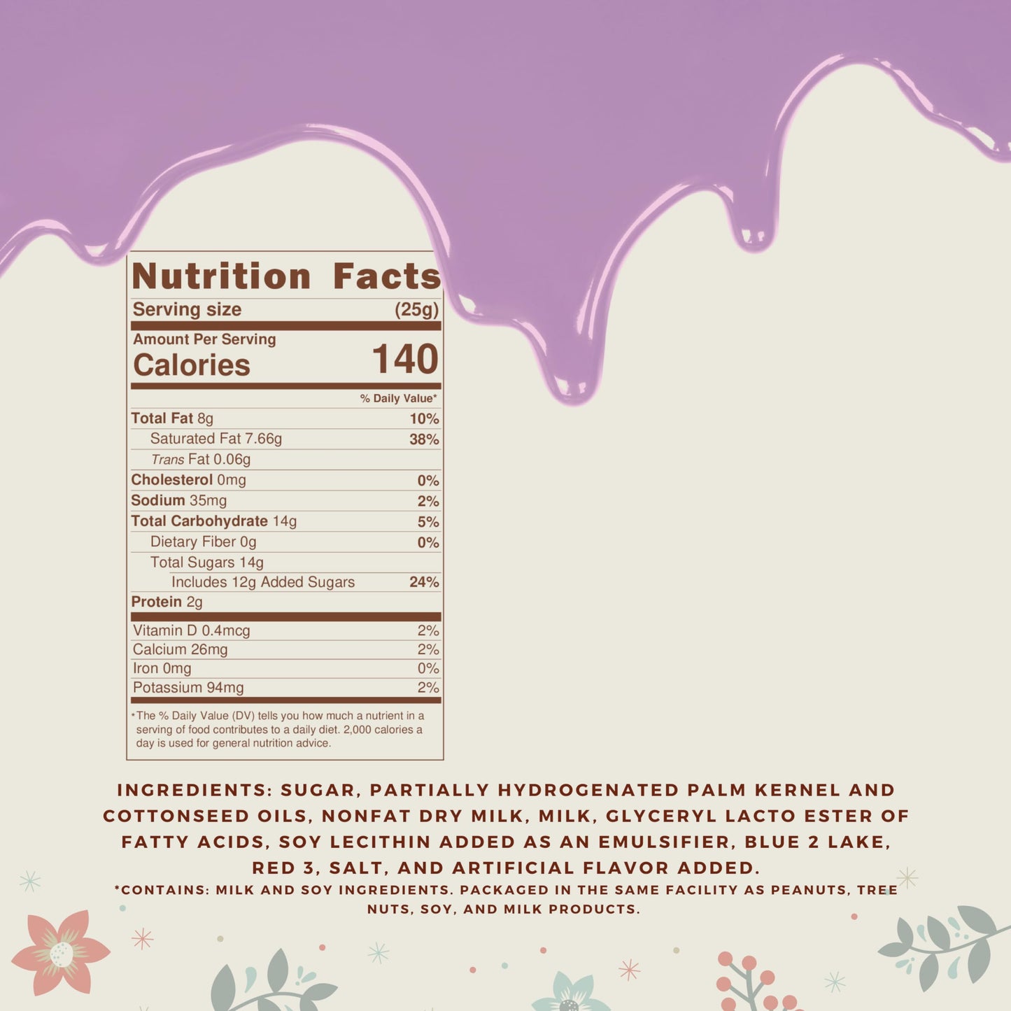 KIDU Orchid Chocolate Melting Wafers, 16 Ounces, Perfect for Dipping, Baking, and Desserts