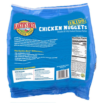 Earths Best Frozen Chicken Nuggets for Kids, 16 Oz