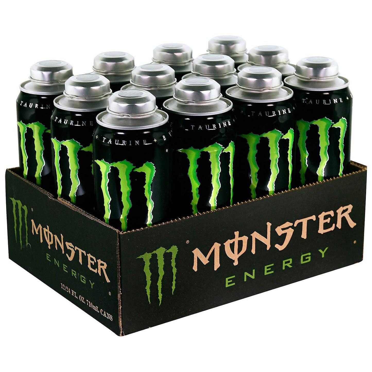 Monster Energy 24 ounce cans with Resealable Lids (Mega Monster  12 Cans)