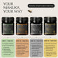 BeeNZ Raw Manuka Honey, Certified UMF 5+ (MGO 83+), Pure New Zealand Monofloral Manuka, Natural Sweetener, Superfood for Daily W