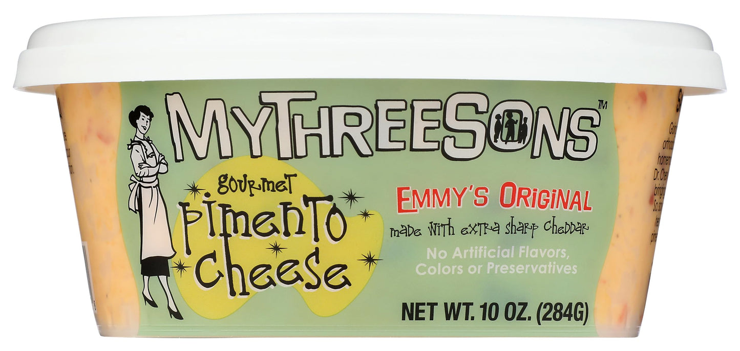 Mythreesons EmmyS Original Pimento Cheese, 10 Oz
