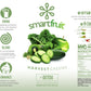 Smartfruit Harvest Greens + Detox - 100% Real Fruit Pur  e with Kiwi, Cucumber, Kale, Spinach, Lemongrass, Apple, Banana - Great