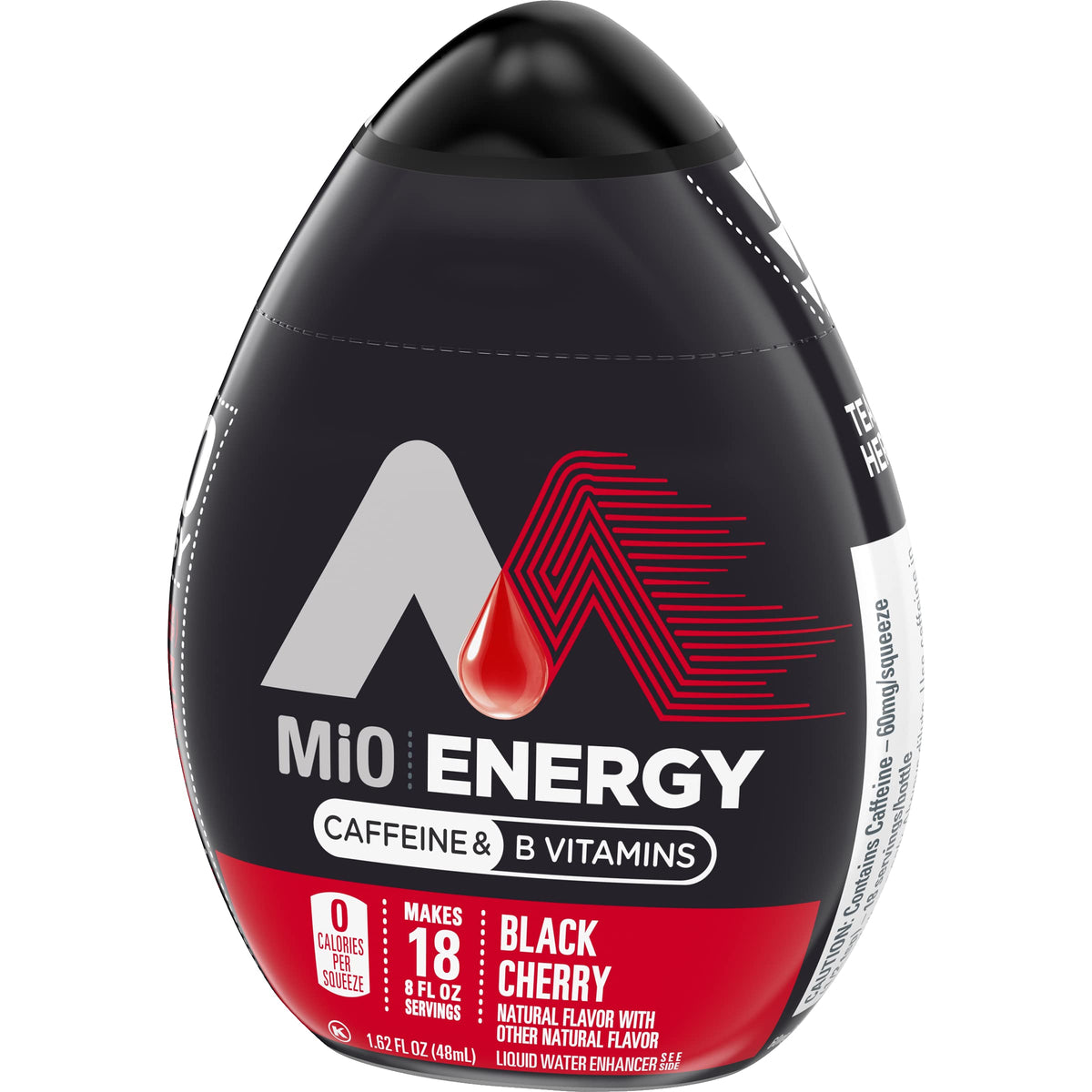 Mio Energy Liquid Water Enhancer, Black Cherry Flavor, 1.62 Fl Oz, 4-Pack