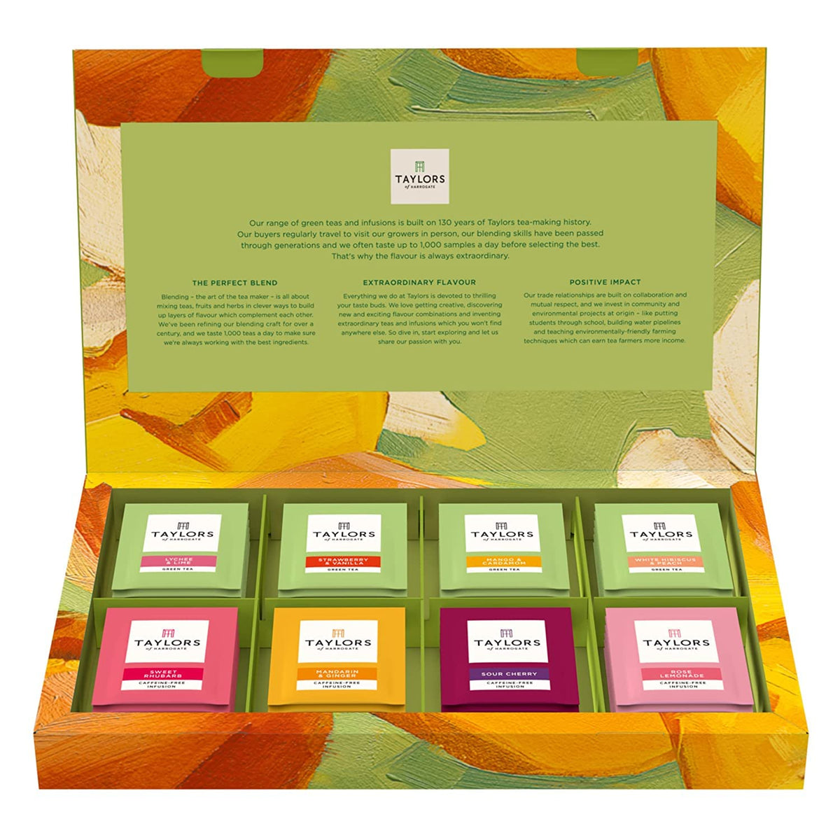 Taylors Of Harrogate Green Tea & Herbal Infusions Variety Box, 48 Count