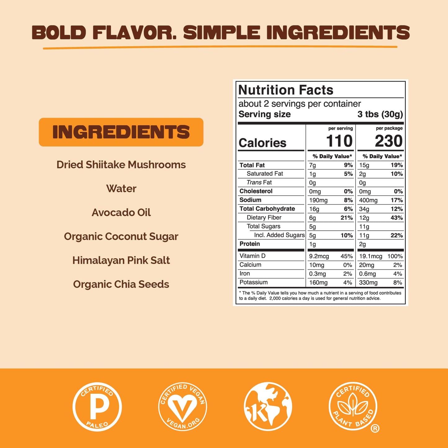 Pan s Mushroom Jerky, Vegan Snacks, Dried Mushrooms Shiitake, Plant based Jerky, Meatless Jerky, Gluten Free, High in Fiber, wi