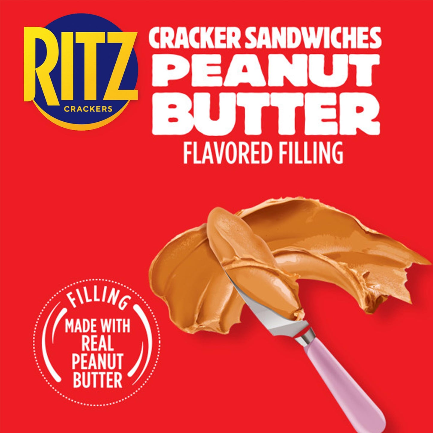 RITZ Bits Peanut Butter Sandwich Crackers, 8.8 oz
