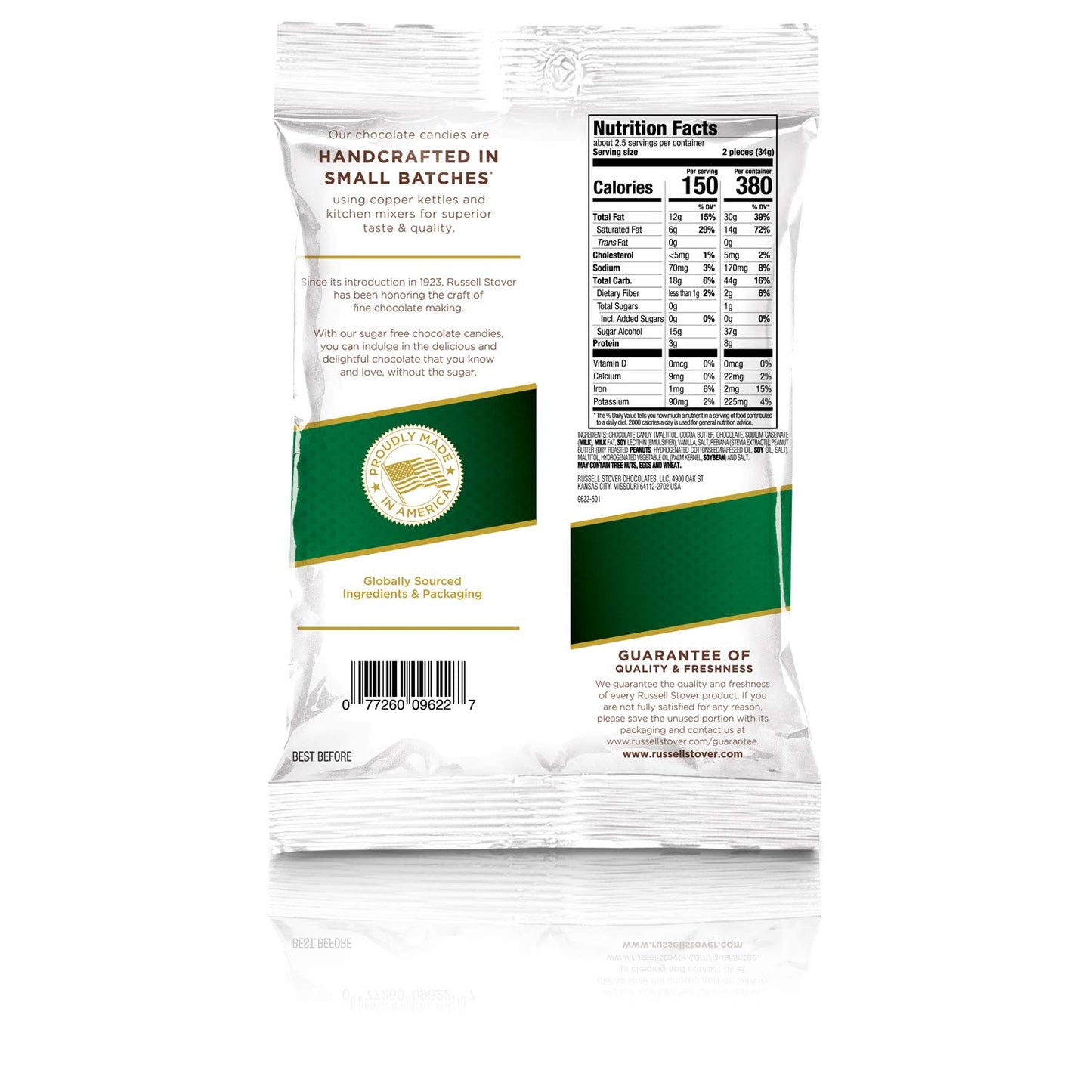 Russell Stover Sugar Free Peanut Butter Cups