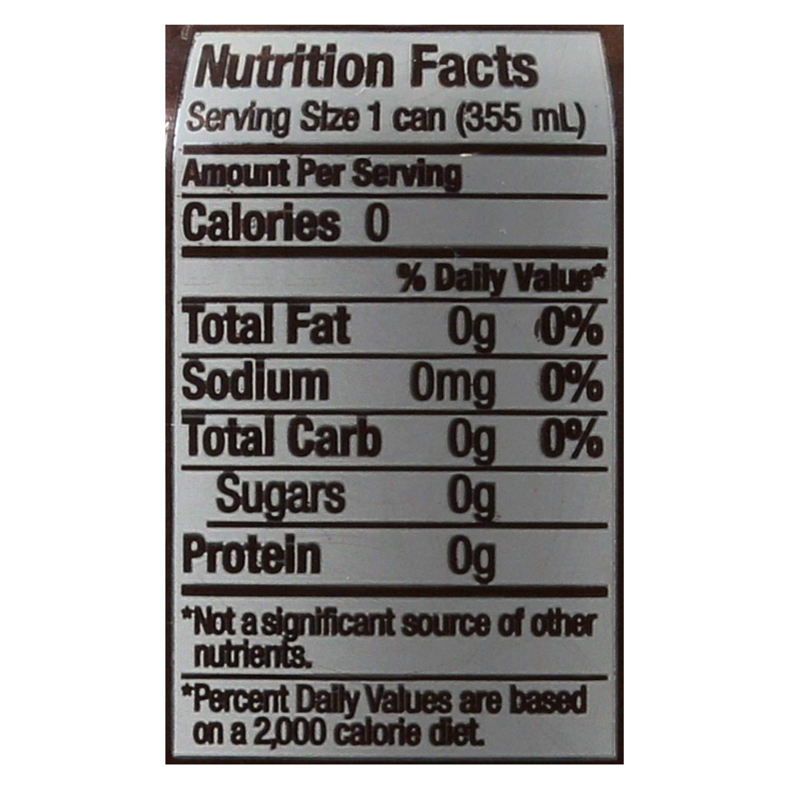 Zevia Natural Ginger Root malt-inspired Zero Calorie Soda (4x6/12 OZ)