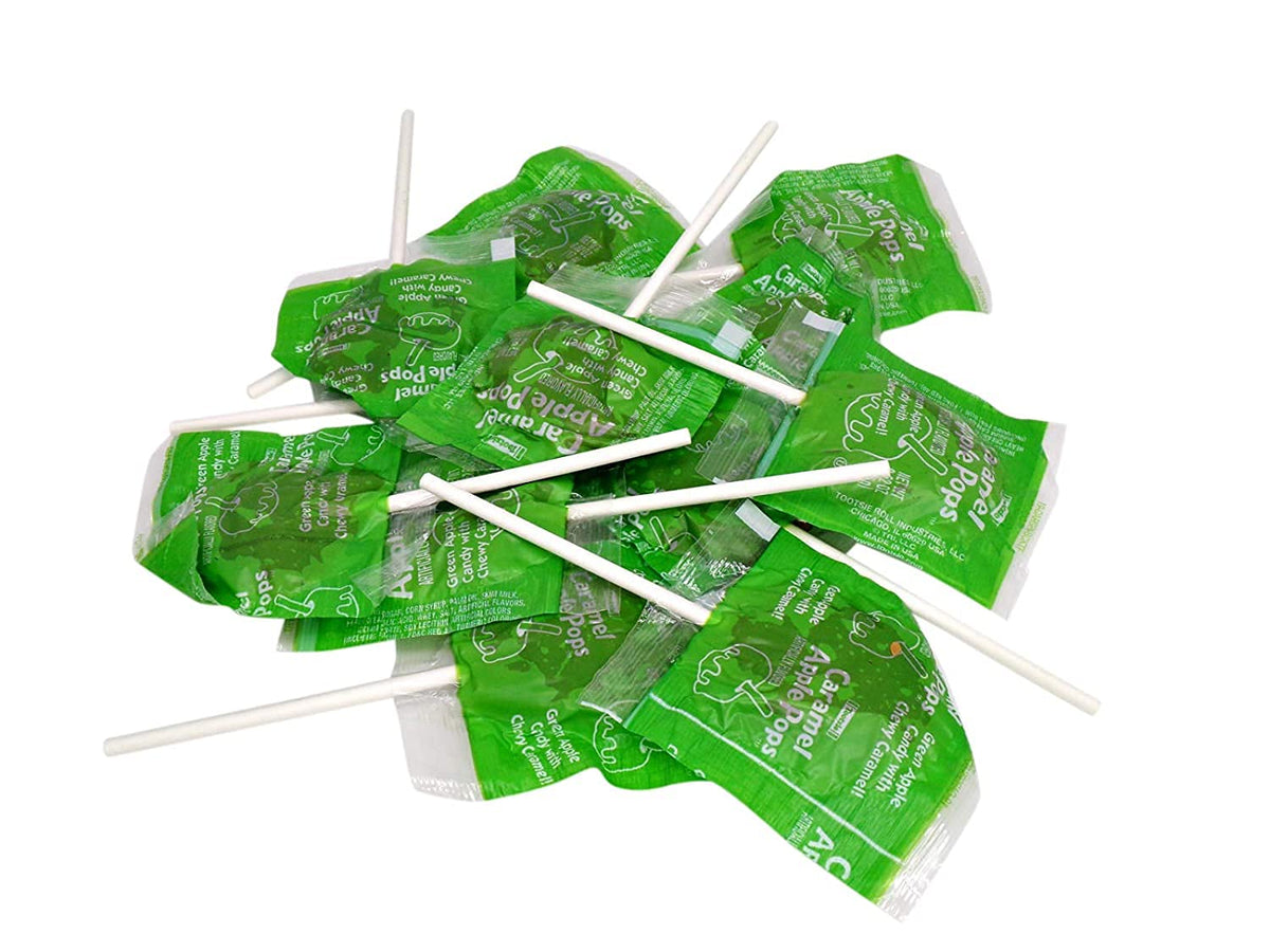 Tootsie Roll Caramel Apple Pops - 20 Count Bag, 12.7 Ounces, Sweet