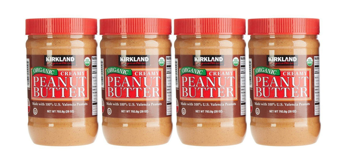 Kirkland Signature Organic Peanut Butter, 28 Oz, 2-Count (2 Pack)