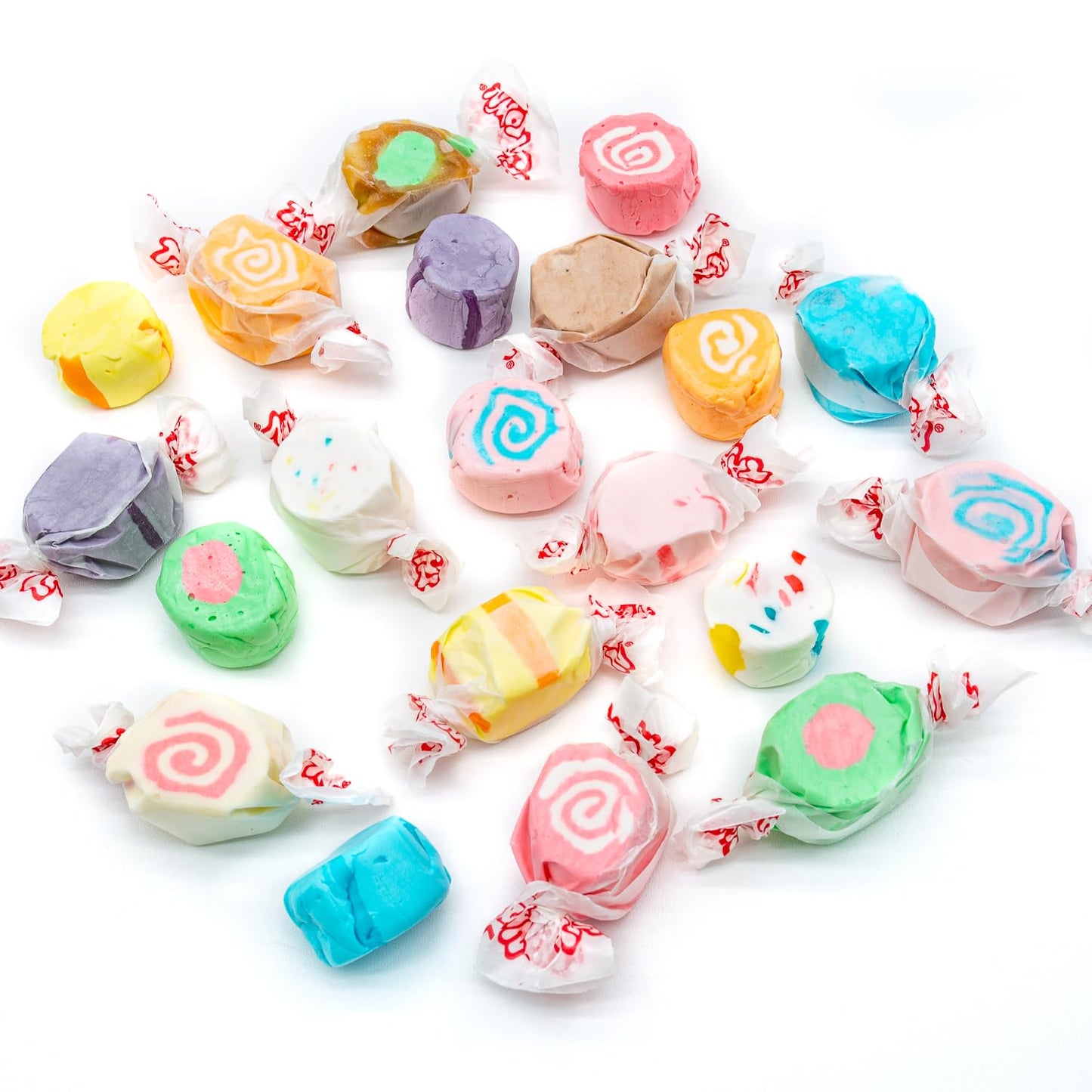 Salt Water Taffy 4 Lb – Individually Wrapped, 12 Fun Flavors, Old Fashioned Bulk Candy, Gluten And Nut Free
