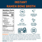 Bare Bones Bone Broth Instant Powdered Beverage Mix, Ramen, Pack Of 8, 15G Sticks, 10G Protein, Keto & Paleo Friendly, Non-Gmo,