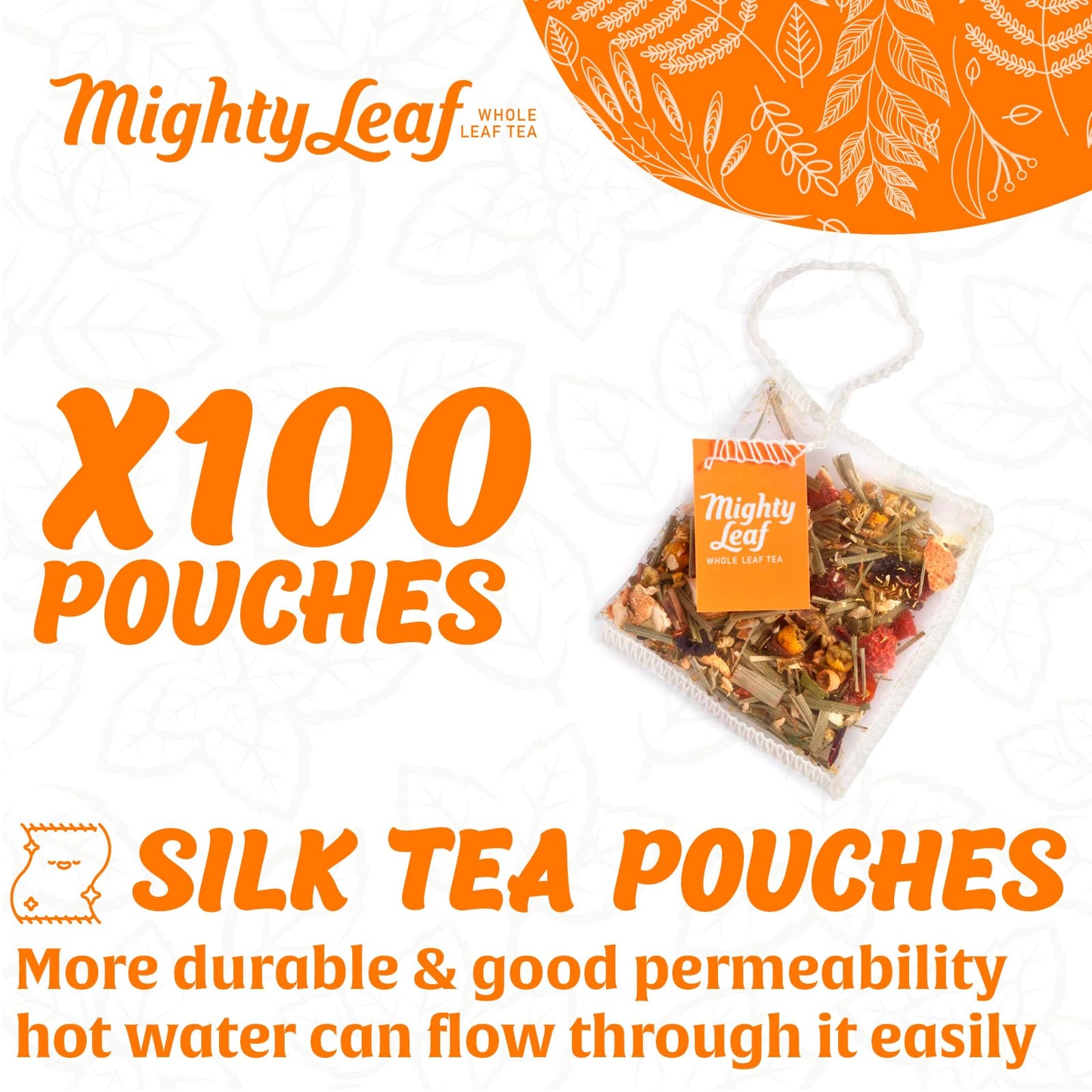 Mighty Leaf Chamomile Citrus Tea, 100 Tea Pouches