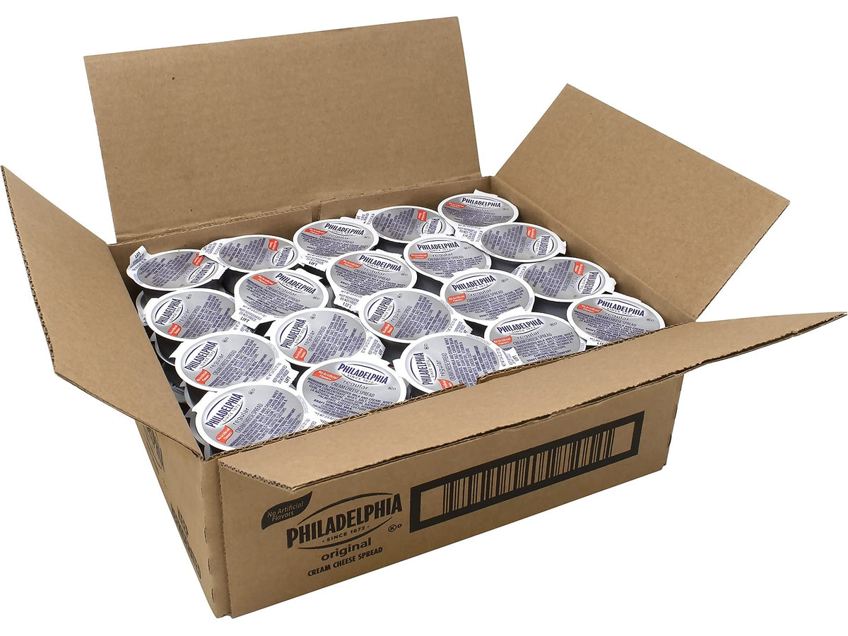 Kraft Philadelphia Original Cream Cheese Spread - Cup, 3/4 Ounce -- 100 per case. by Philadelphia