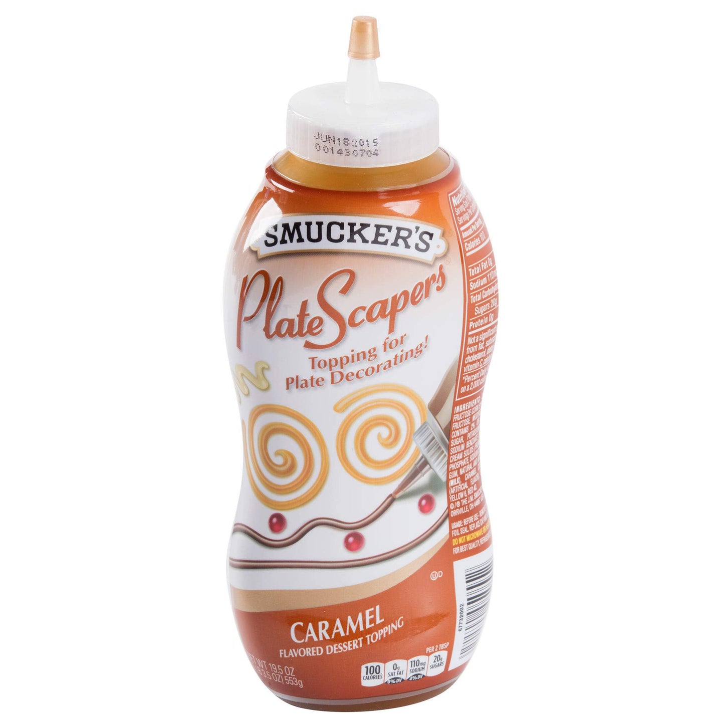 Smuckers PlateScraper Plate Decorating Dessert Topping, 19.5 Fl Ounce