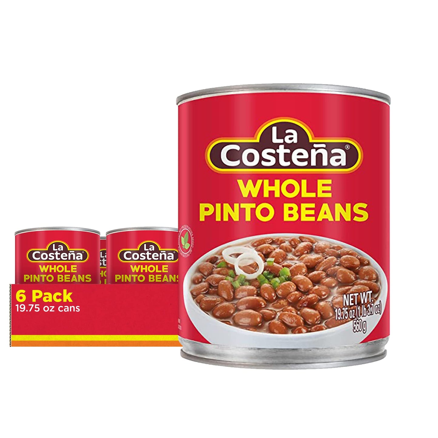 La Costea Whole Pinto Beans 20.5 oz s (6-Pack)