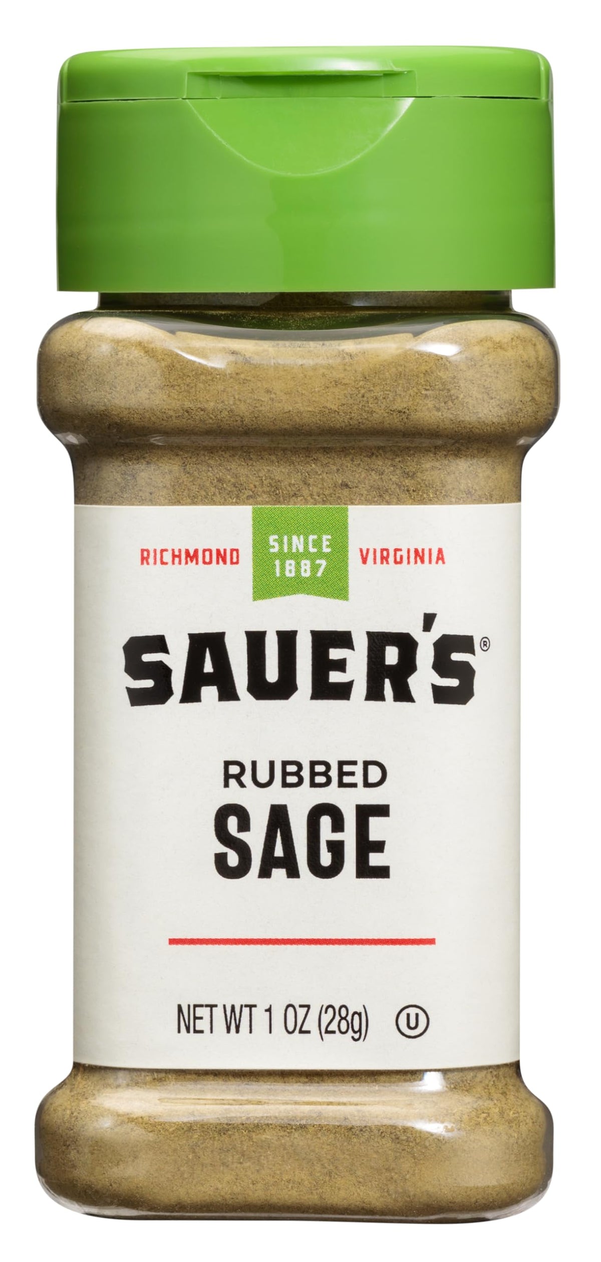 Sauer's Sage, Rubbed, 1.00 Ounce (Pack of 1)