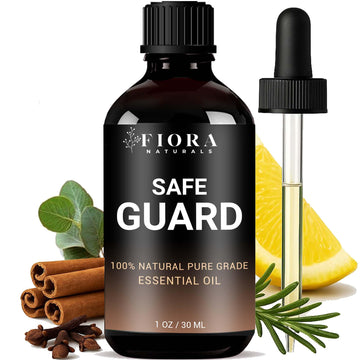 Immunity Essential Oil Blend For Health Shield Aromatherapy With Clove Cinnamon Lemon Rosemary & Eucalyptus Oil - Thieves And Ro
