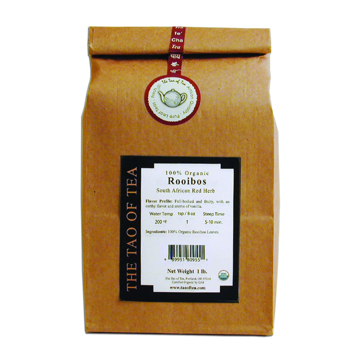 The Tao of Tea Rooibos Herbal Tea, 100% Organic, 1 Pound