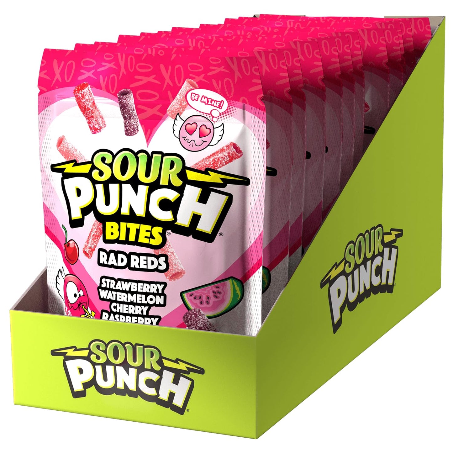 Sour Punch Rad Reds Valentines Bites 6/9Oz Sub
