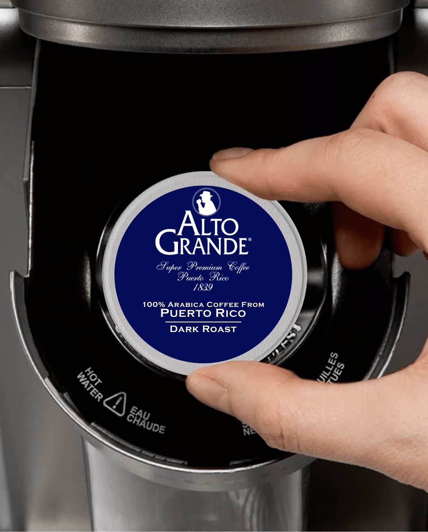 Alto Grande Ground Dark Roast Coffee Pods, Compatible with Keurig K Cup malt-inspired, 72 Count, Single-Serve
