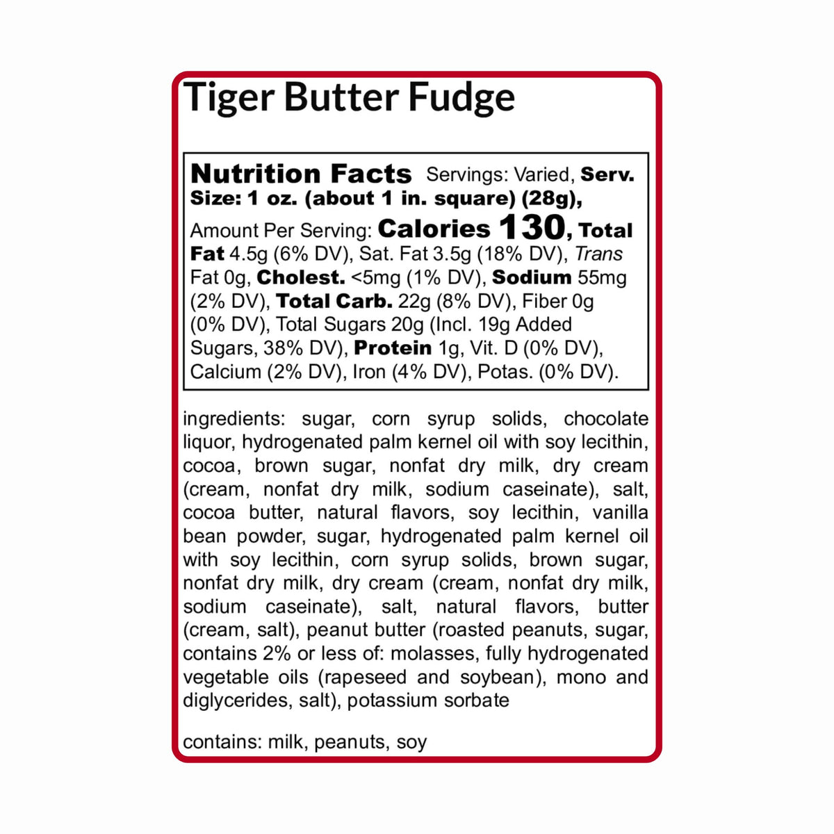 Uncle Butch'S Fudge - Creamy And Smooth Tiger Butter - Delicious And Decadent Handcrafted Fudge (16Oz)