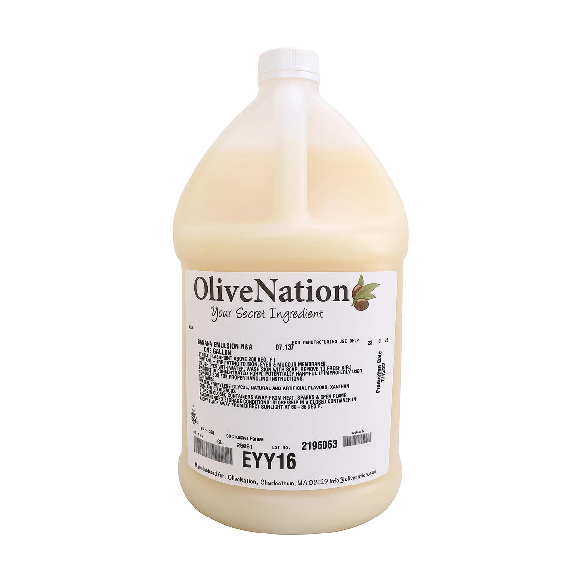 OliveNation Banana Emulsion for Baking, Water Soluble, Non-GMO, Vegan, 4 Fl Oz