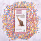 Chuao Chocolatier Sprinkle Dreams Milk Chocolate Bars | Gourmet No Preservatives | For Gift Baskets, Christmas, Birthday, Thank You, Care Package | 12 Pack