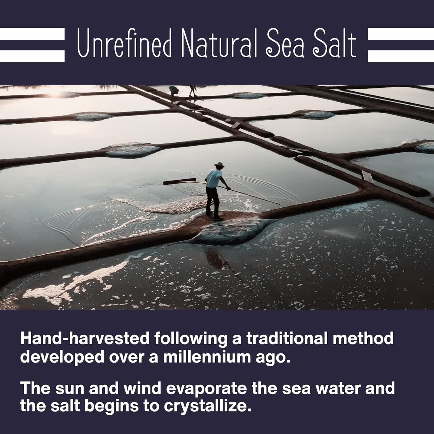 Le Marinier French Sea Salt Dry Grey Coarse, 1.1Lb – 18Oz (500G). Mineral Rich 100% Natural And Unrefined. Perfect For Grinders. Coarse Celtic Salt Organic. Hand Harvested Mineral Salt (1.1Lb Dry Grey)