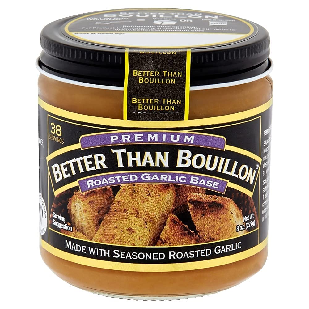 Better Than Bouillon Roasted Garlic Base, 8 Ounce Jar, 38 Servings, Model 400012522