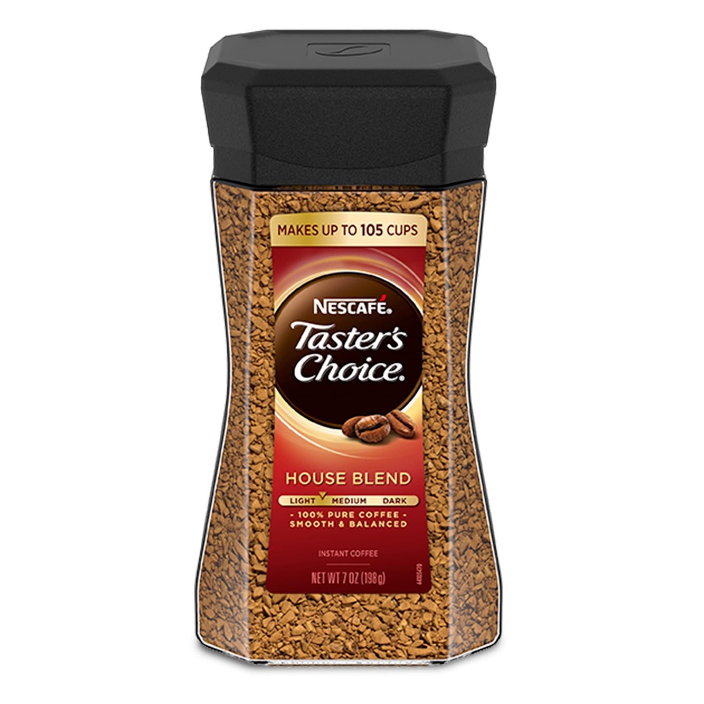 Nescafe Tasters Choice Instant Coffee, House Blend, 7 Ounce