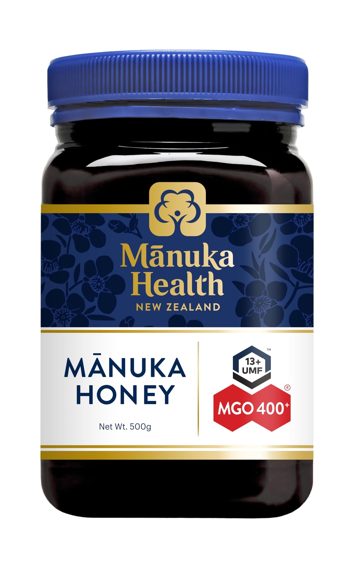 Manuka Health UMF 13+/MGO 400+ Manuka Honey (500g/17.6oz), Superfood, Authentic Raw Honey from New Zealand
