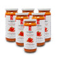 LIVWELL Calabrian Chili Peppers Pasta Sauce - Pack of 6 Plant Based Dairy Free Bell Pepper Vegan Sauce with Roasted Red Pepper, 