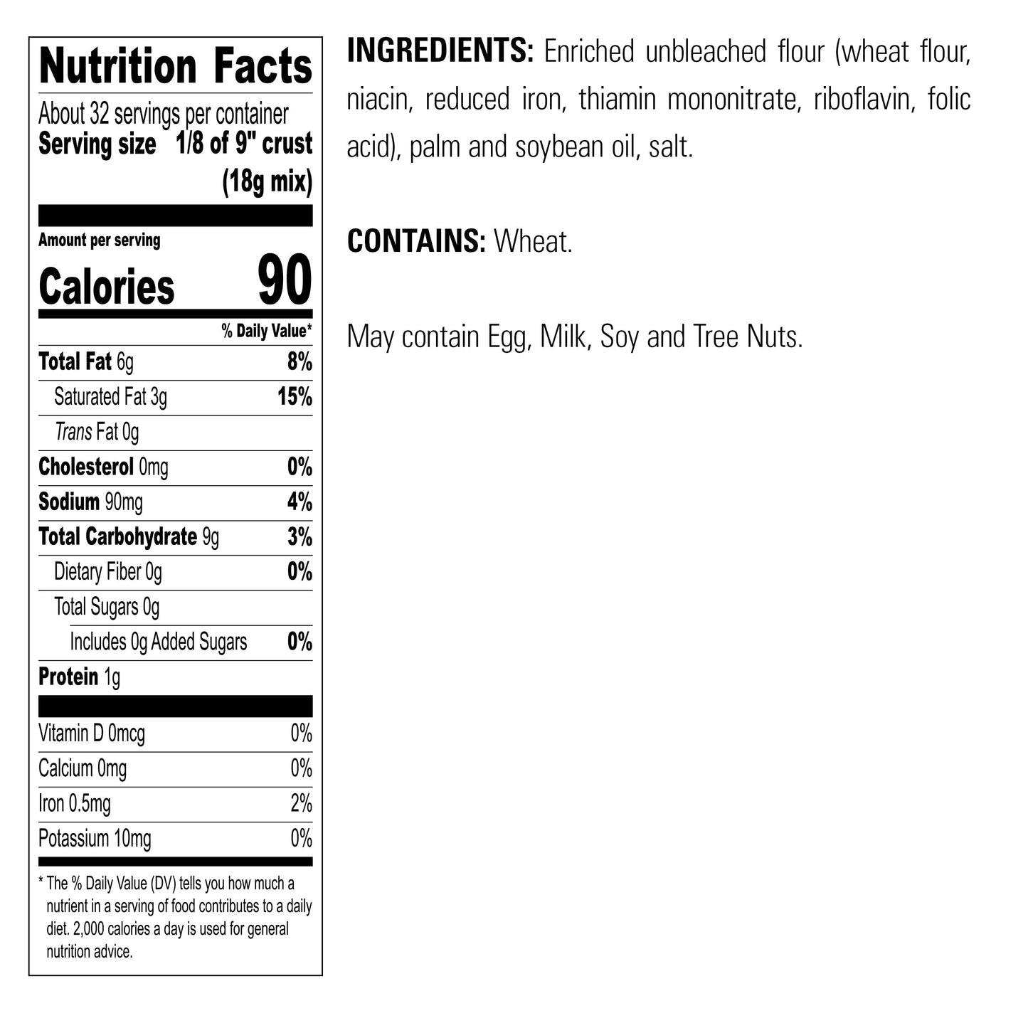 Krusteaz Traditional Light & Flaky Pie Crust Mix, 20 Oz (Pack Of 4)