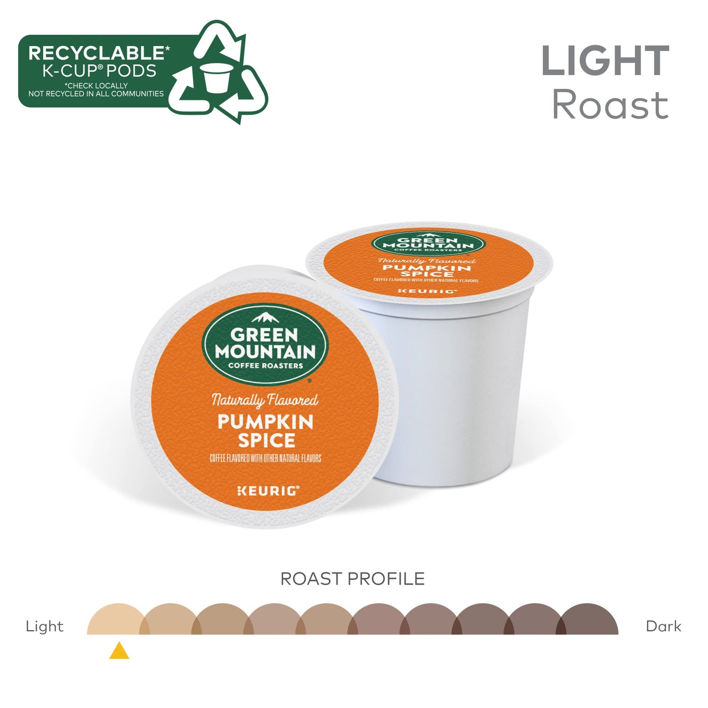 Green Mountain Coffee Roasters Seasonal Selections Pumpkin Spice 12 Count