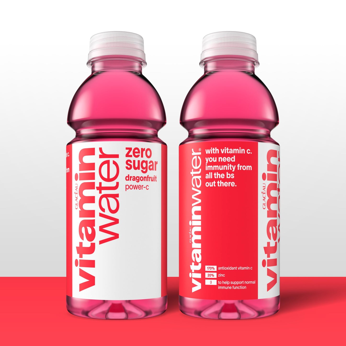 Vitaminwater Zero Power C Bottles, 16.9 fl oz, 6 Pack