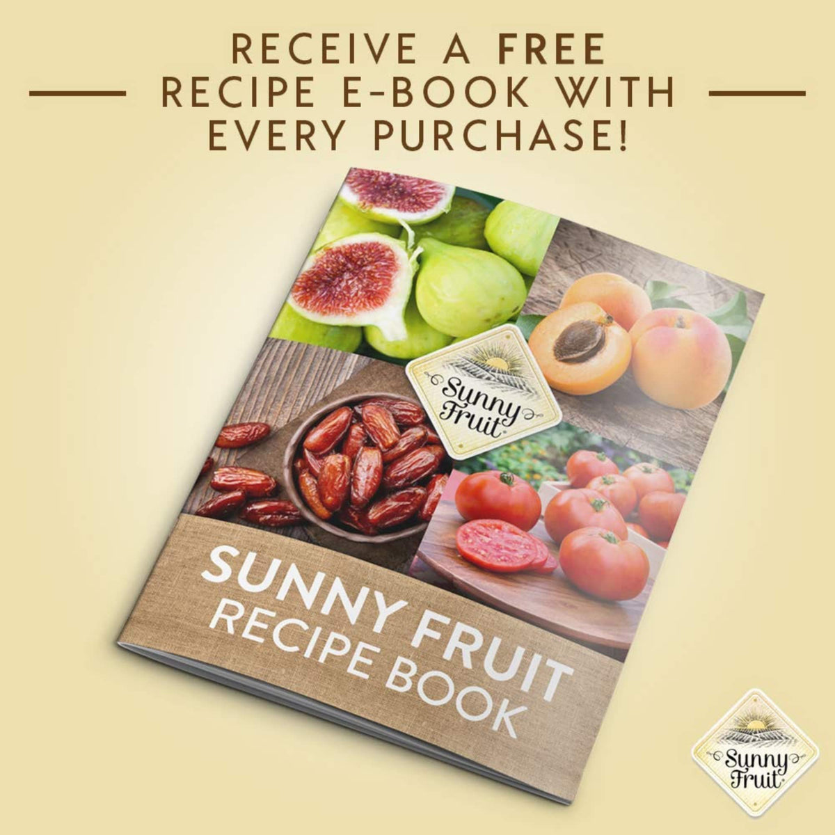 SUNNY FRUIT Organic Dried Fruit Assortment - Figs, Apricots, Dates, Mango, Cherries & Prunes, 30 Packs (1.76 oz each), NON-G