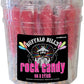 Buffalo Bills Cherry (Pink) Rock Candy On A Stick (36-Ct Tub Pink Rock Candy Crystal Sticks)