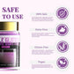 LOCDO Edible Glitter, Food Grade Luster Dust, Vegan, Allergen-Free, Large 15G, Purple