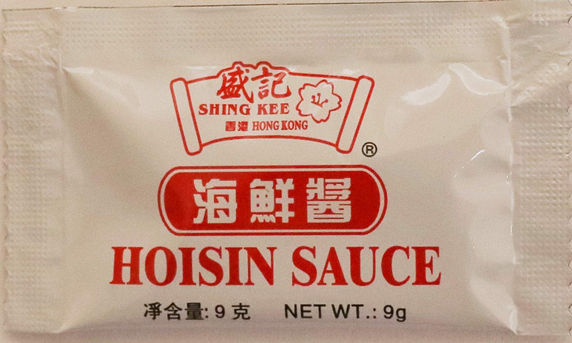 Shing Kee Hoisin Sauce Packet - 300 Count in each case, 9 grams in each packet