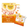 Simple Mills Pop Mmms Cheddar Baked Snack Pack Crackers, Gluten Free, 8 Pack (Pack of 2)