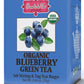 Brew La La Organic Green Tea - Natural Blueberry Flavor - 50 Double Chambered Bags - Low Caffeine - Blueberry Green