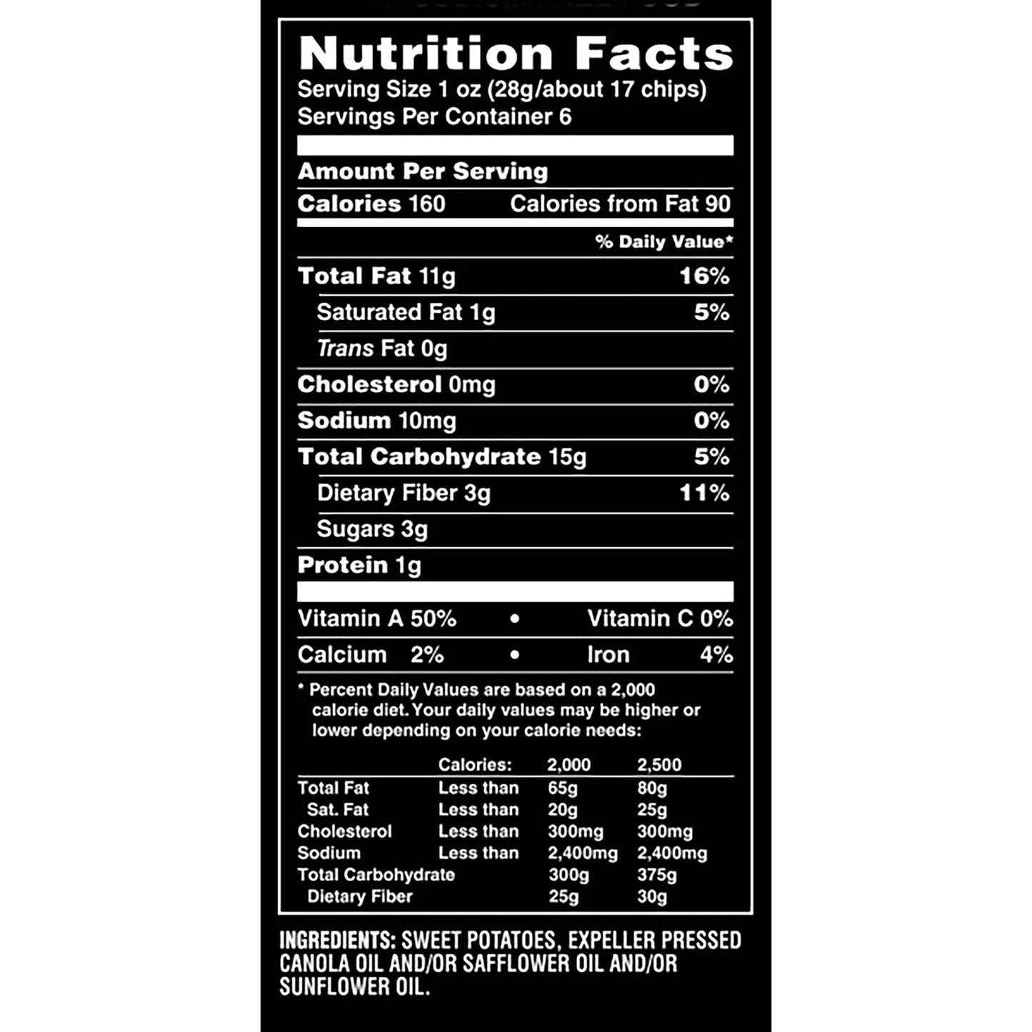 Terra Sweet Potato Chips, 6 Oz