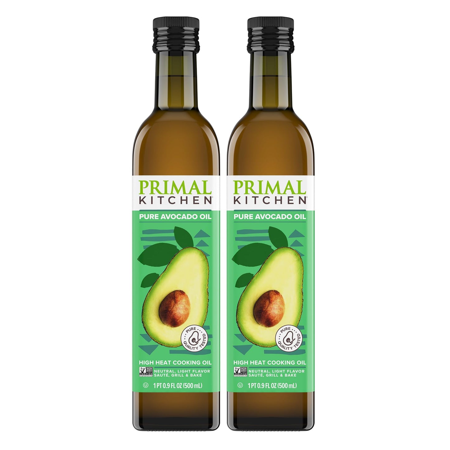Primal Kitchen Avocado Oil, Whole30 Approved, Paleo & Keto Certified, 16.9 Fl Oz, Pack of 2