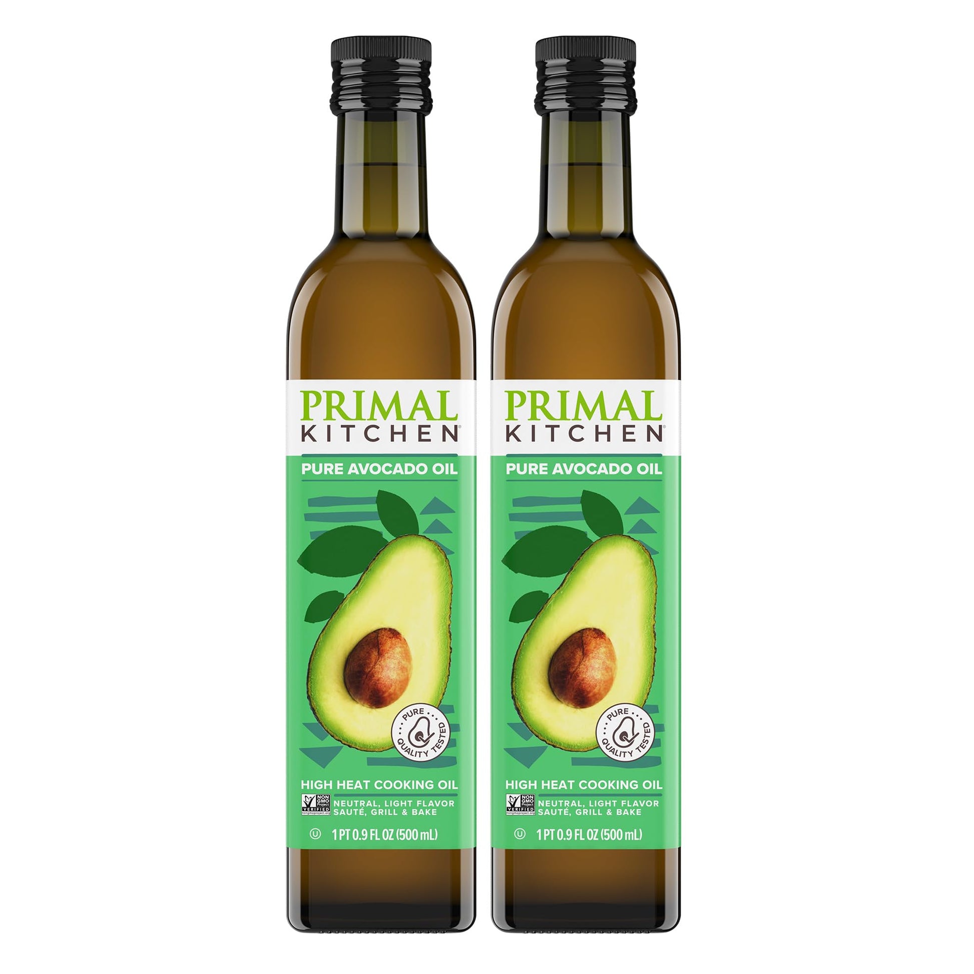 Primal Kitchen Avocado Oil, Whole30 Approved, Paleo & Keto Certified, 16.9 Fl Oz, Pack of 2