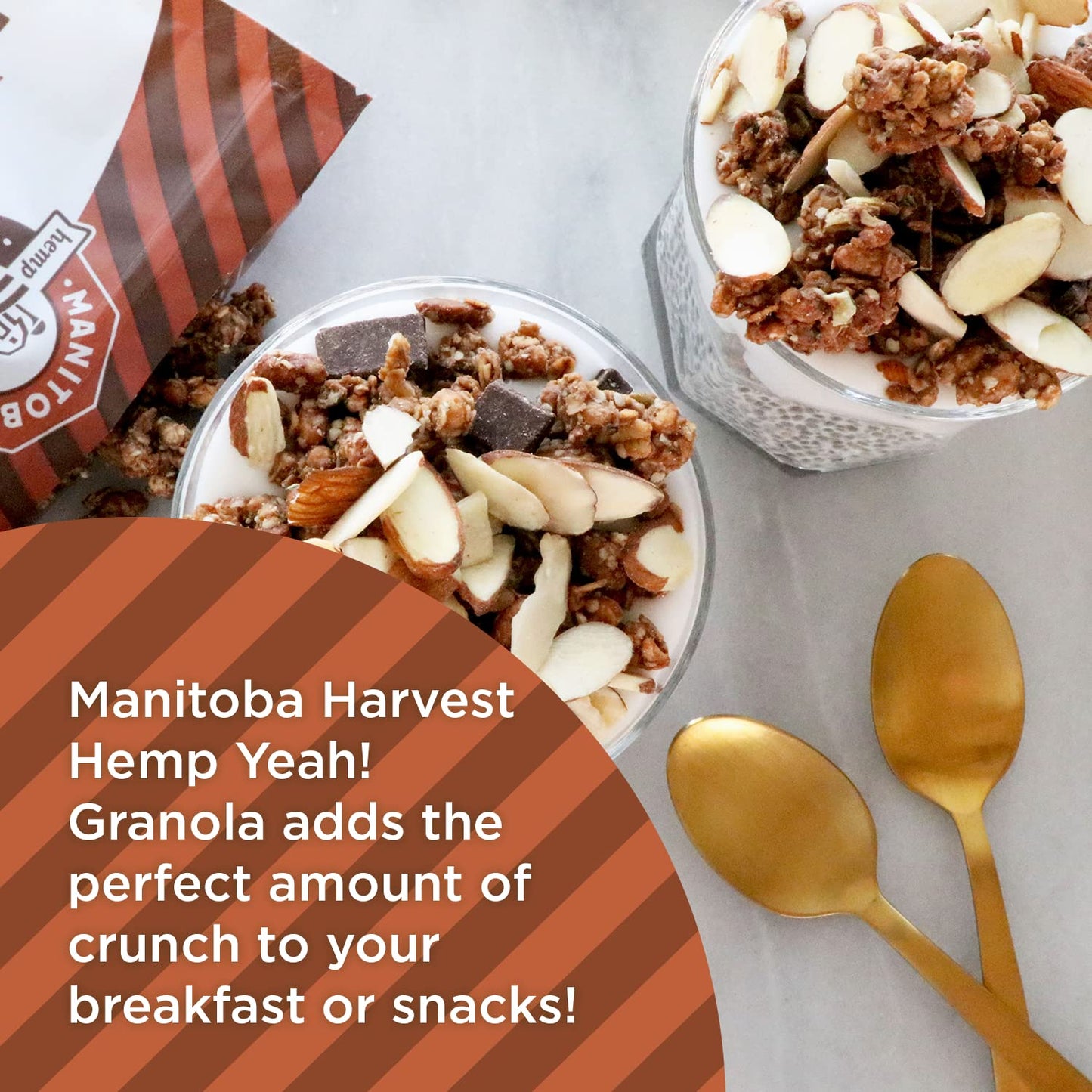 Manitoba Harvest Hemp Yeah Granola, Dark Chocolate, 10Oz, With 13 G Of Protein, 3 G Omegas 3 & 6, 4 G Of Fiber And Less Than 10 G Sugar Per Serving, Organic, Non-Gmo, (Pack Of 6) Packaging May Vary