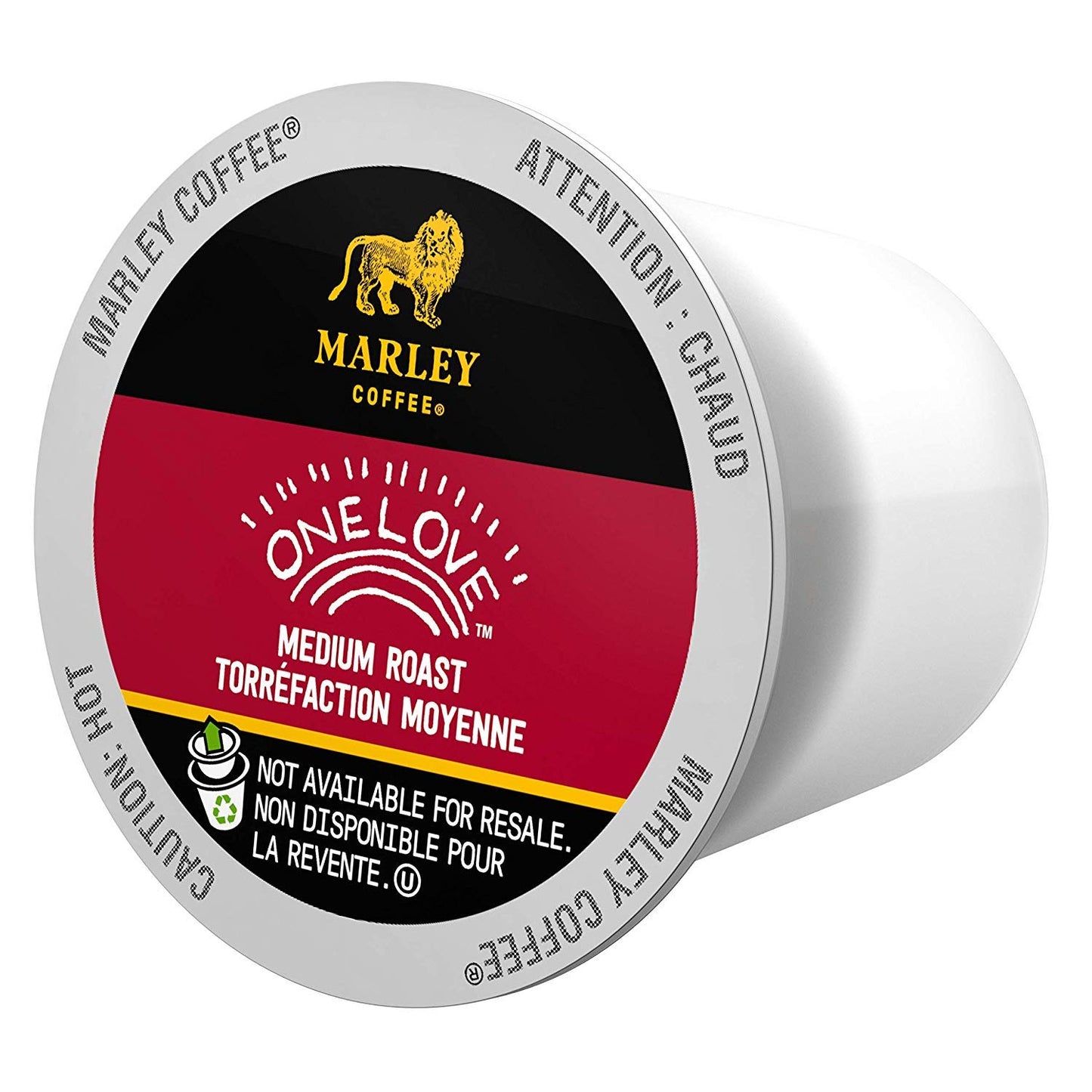 Marley Coffee One Love Single Serve RealCup Coffee Pods – 96 Count, Pack of 1