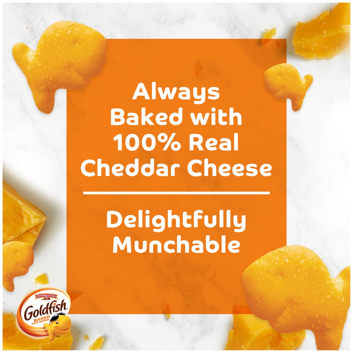 Goldfish Cheddar  Ers, 1.5 Oz. Snack Packs, 30 Count