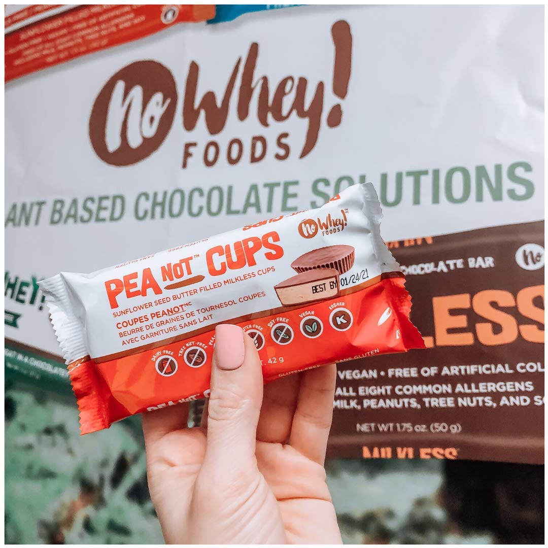 Vegan, Gluten Free, Nut Free |Large Chocolate PeaNot Butter Cups (3 Pack) | Dairy Free, Soy Free, Sesame Free | Allergy Friendly