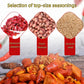 Peanuts Hot Spicy Snacks,Crunchy Magic Chili With Peanut,Pretzels, Sesame Sticks, Toasted Corn & Cashews,8.8 Oz(250G),Chinese Tr